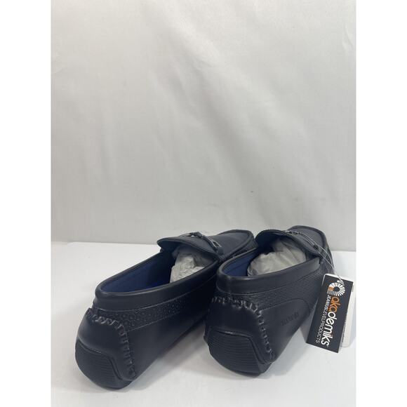Akademiks TABOR-02 Shoes Mens Size 9.5 Navy Driving Loafers Slip On New Box